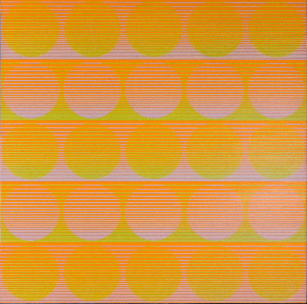 Op Art 1971 Kinetic Oil Painting Pop Art Artist