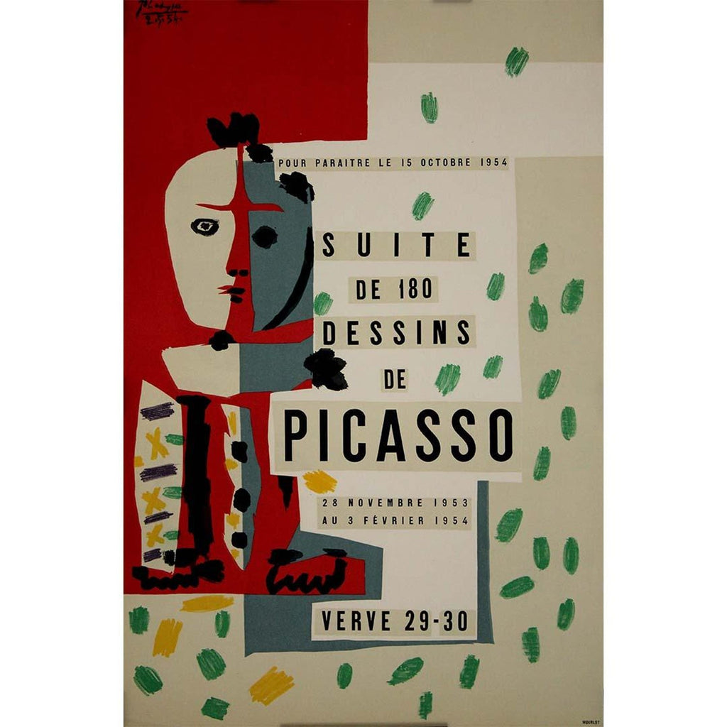 Vintage 1960s Pablo Picasso Photo Silkscreen Serigraph Pop Art
