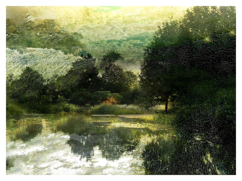 Afternoon in Tuileries Paris Boats Painting Photo Collage Photograph Assemblage
