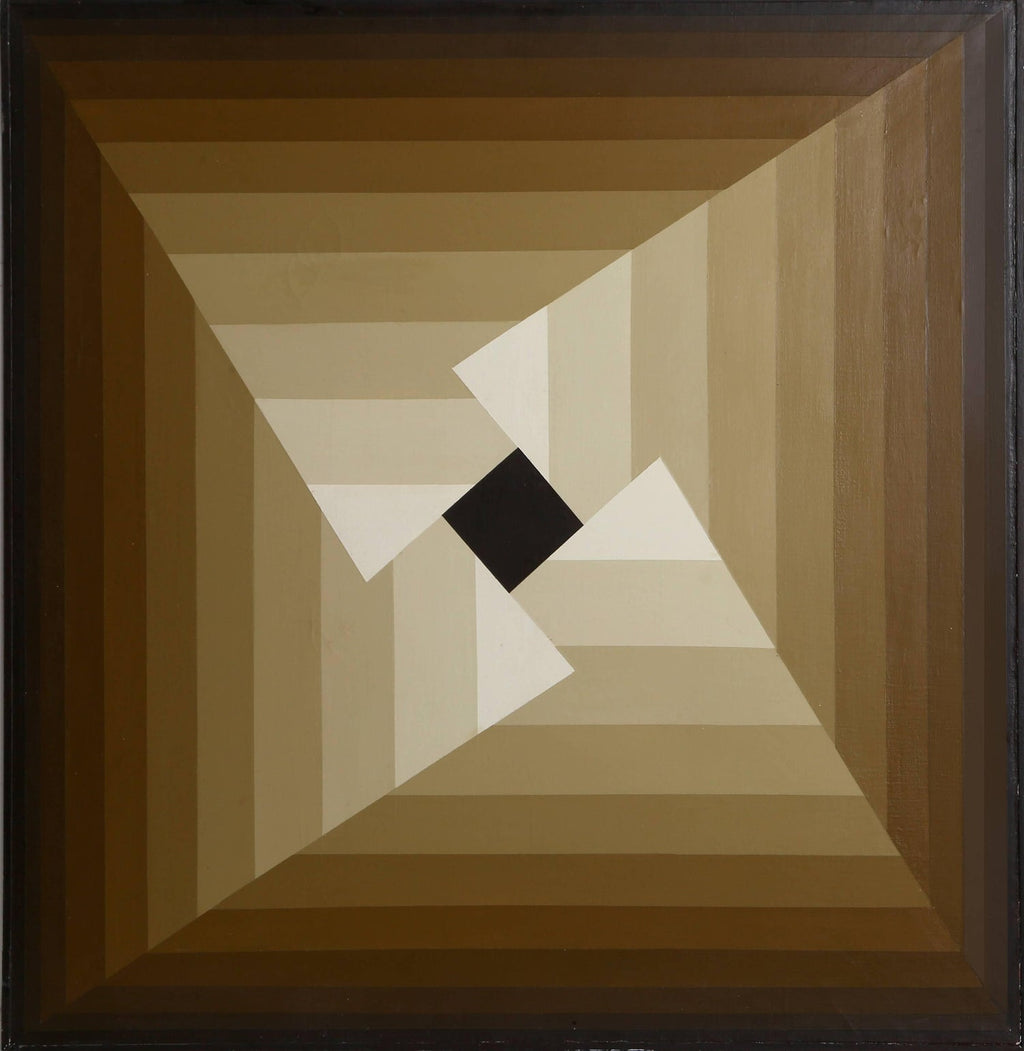 Op Art 1971 Kinetic Oil Painting Pop Art Artist