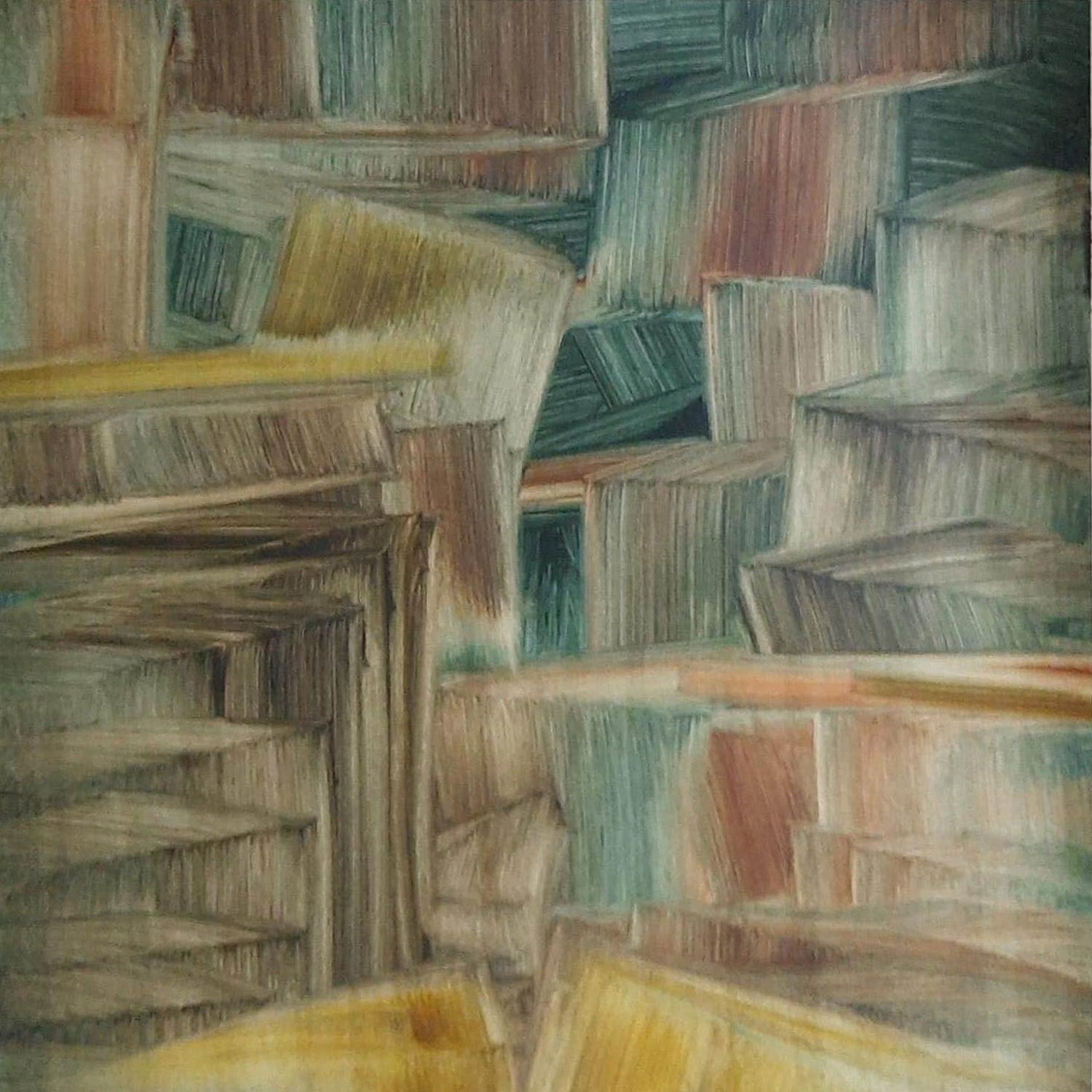 Sri Ranganathanswamy Temple, Trichi, 1992, Photo Prints on Cardboard, Collage