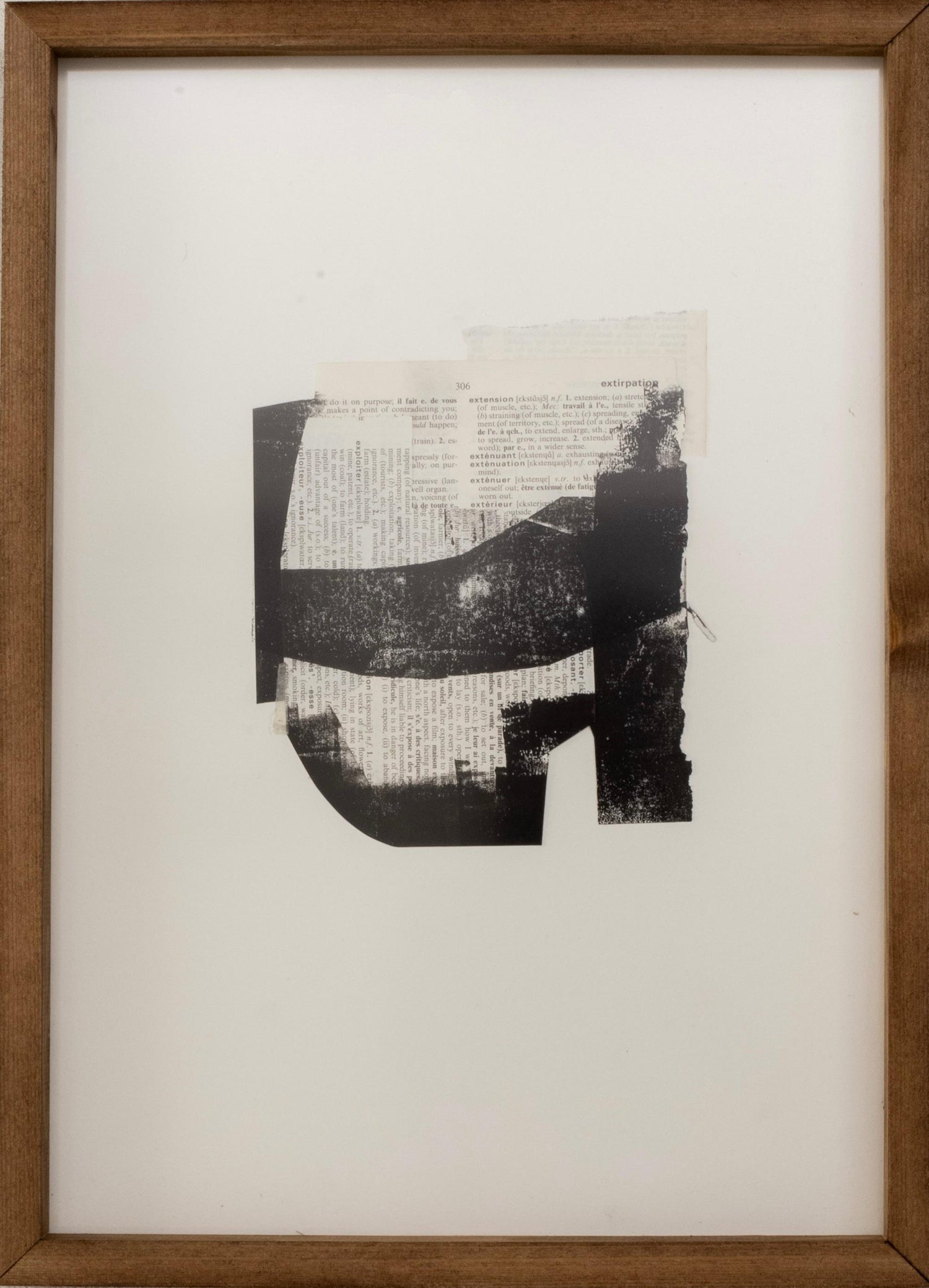 Dessin (Star) Mixed media Collage with Painting James Brown Galerie Bernd Kluser