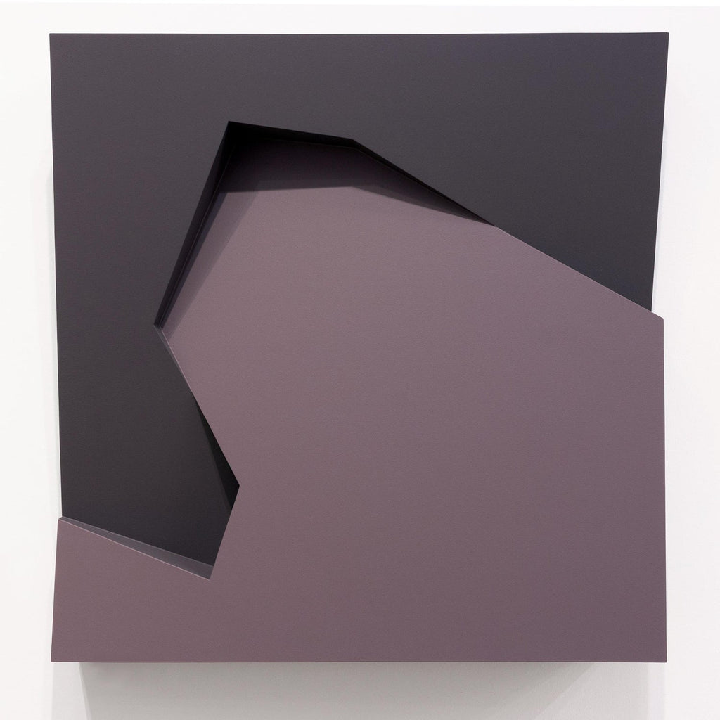 Swedish Modern Op Art Modular Relief Sculpture In Aluminum And Wood