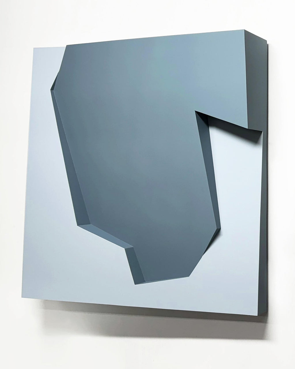 Swedish Modern Op Art Modular Relief Sculpture In Aluminum And Wood