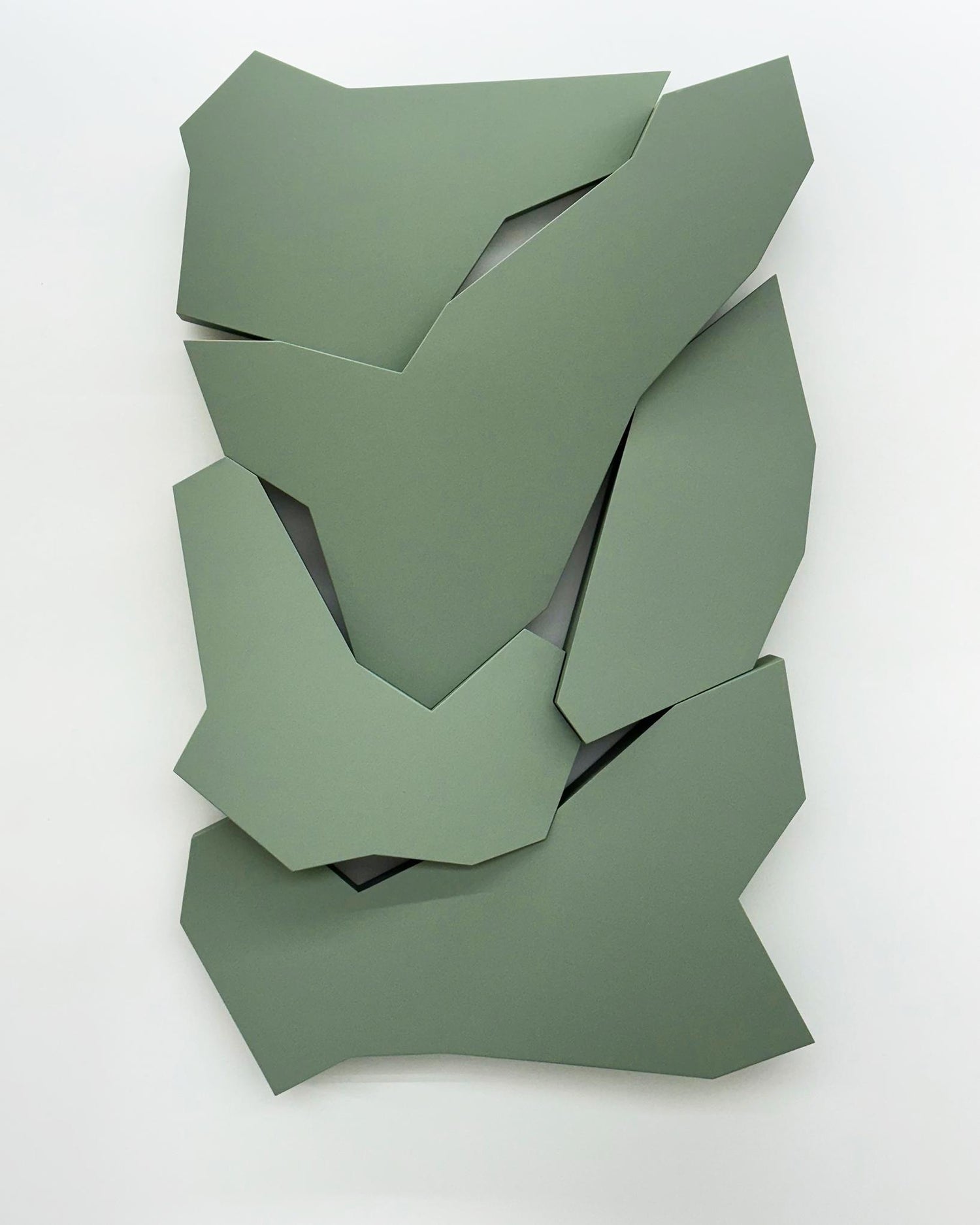 Swedish Modern Op Art Modular Relief Sculpture In Aluminum And Wood