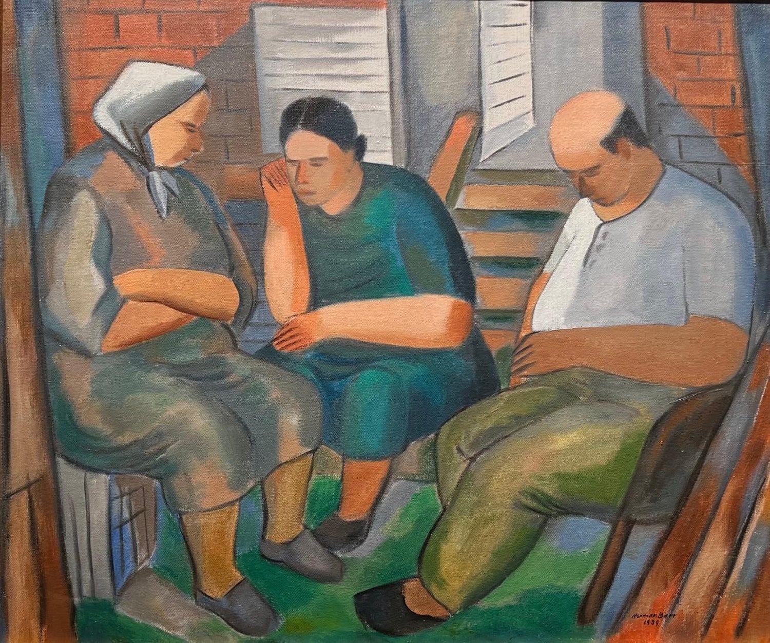 Cascade, Large Scale Modernist Oil Painting
