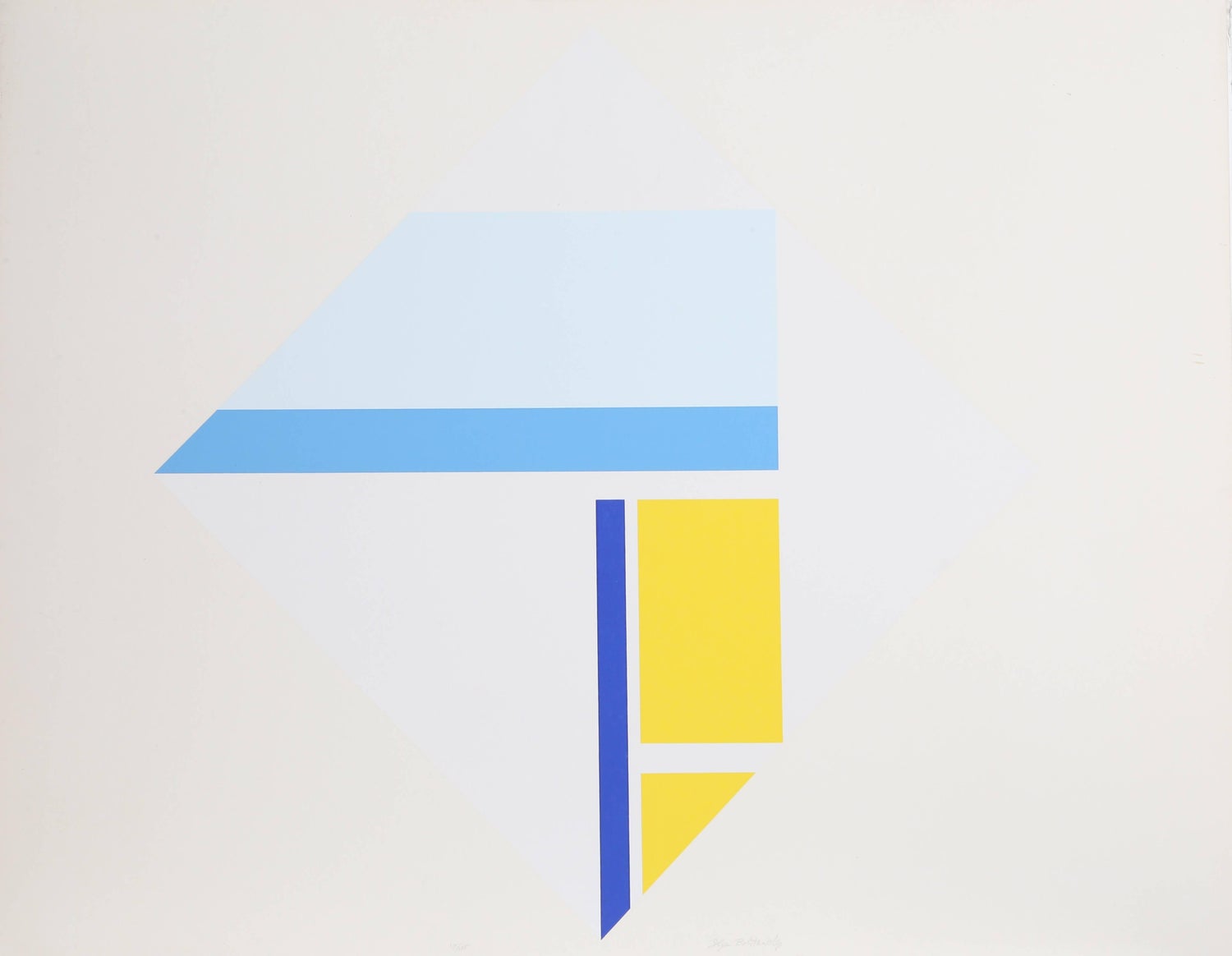 Screen Print Poster Construction "Abstract Visions" Latin American Kinetic Art