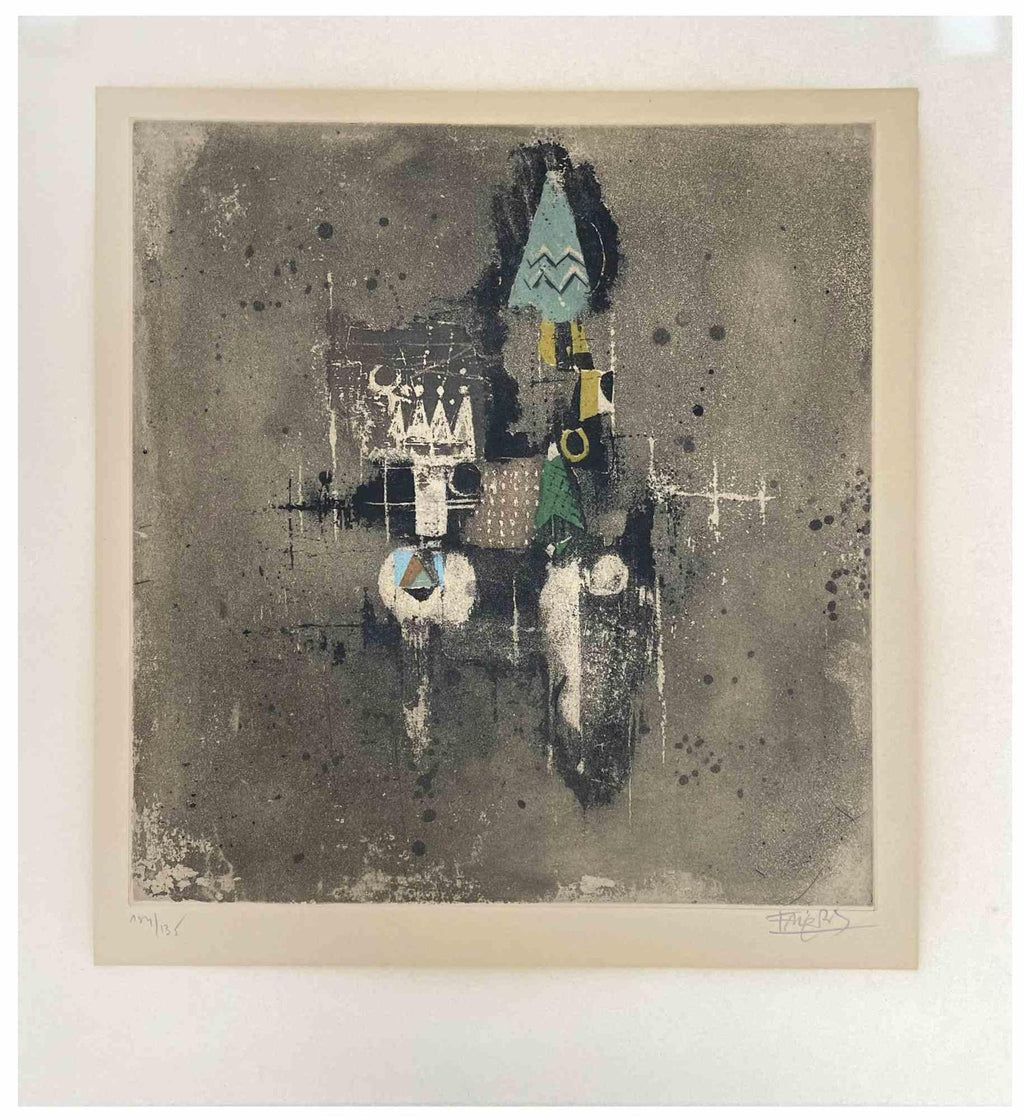 Surrealist Architectural Landscape "Fall for it" 1970s Chicago Modernist