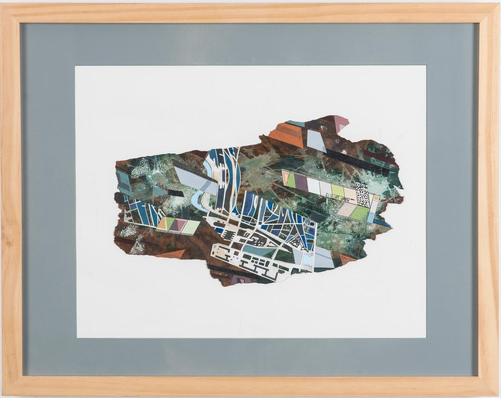 Clock Maze, Wrist Watch, Photo Mosaic Collage Aerial Photograph, Female Aviator