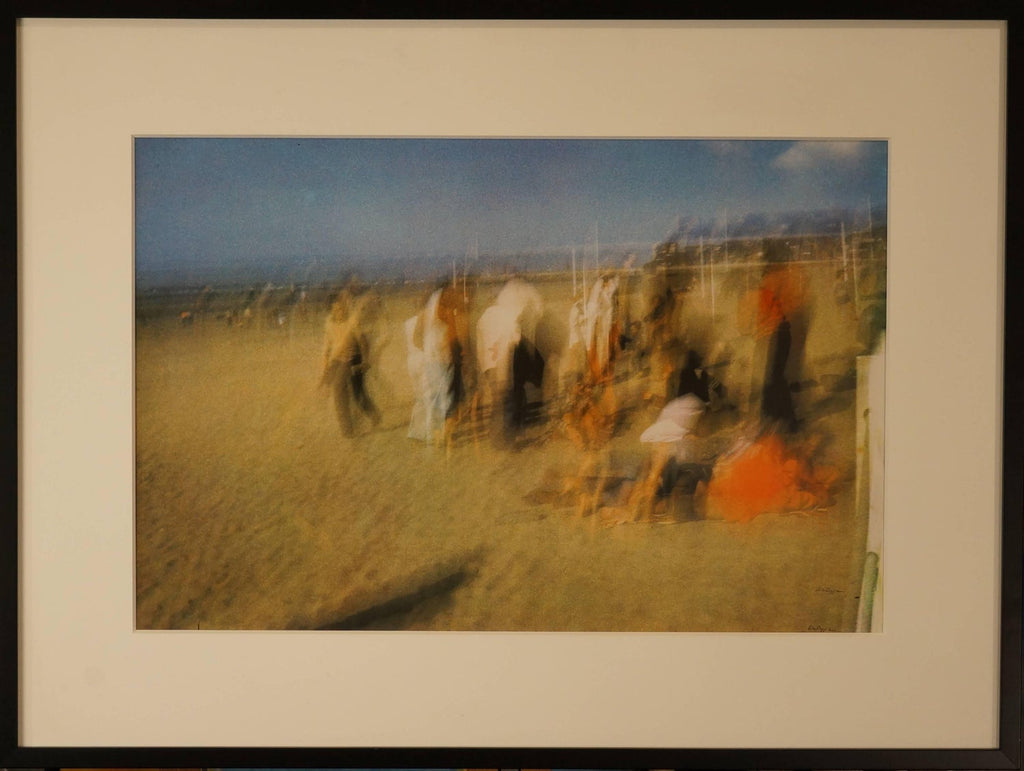 Austrian Sound Space Architect Bernhard Leitner Photo Mechanical Print Signed