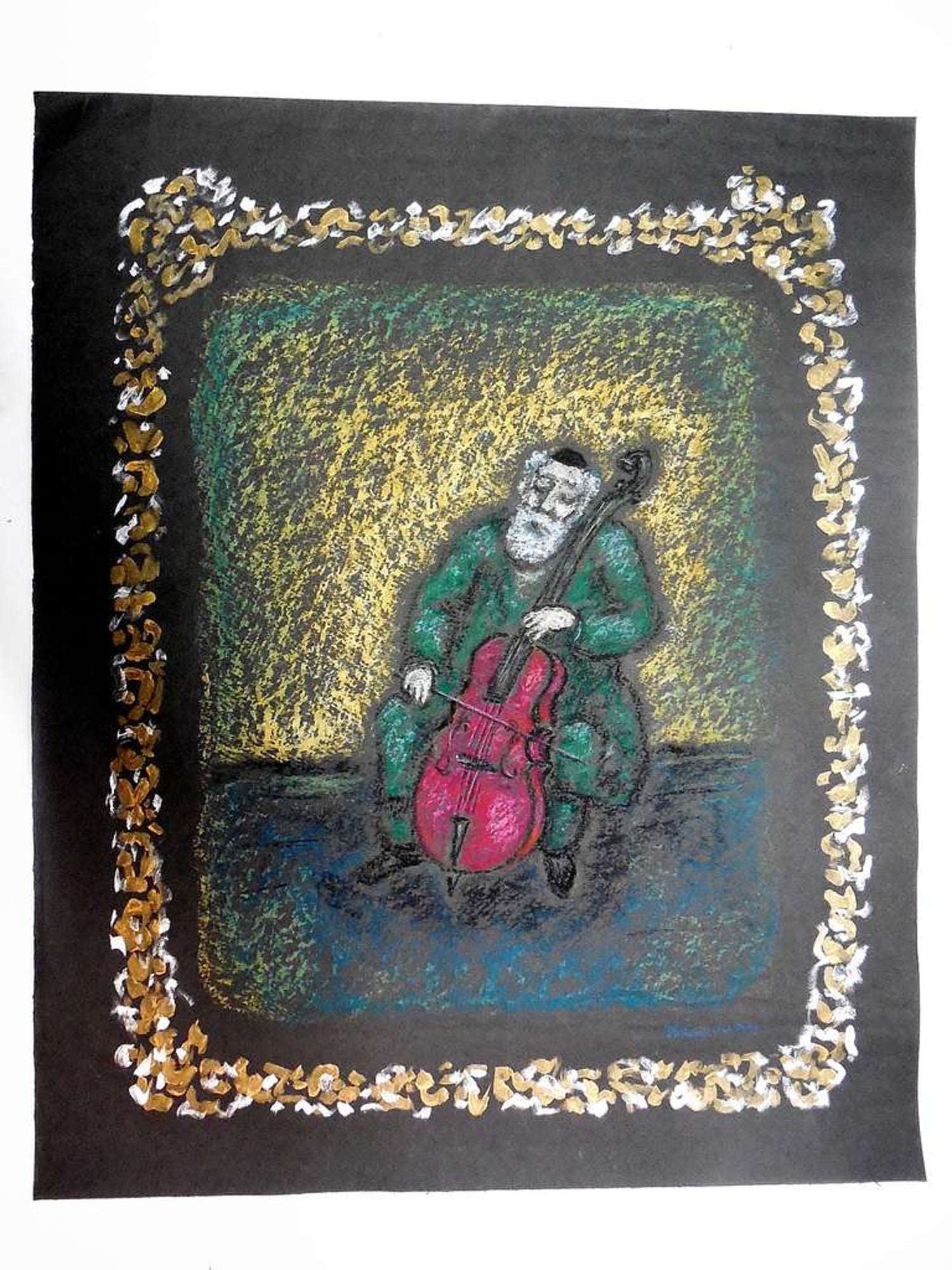 Shtetl Musician (Klezmer Playing the Violin, Sholem Aleichem)