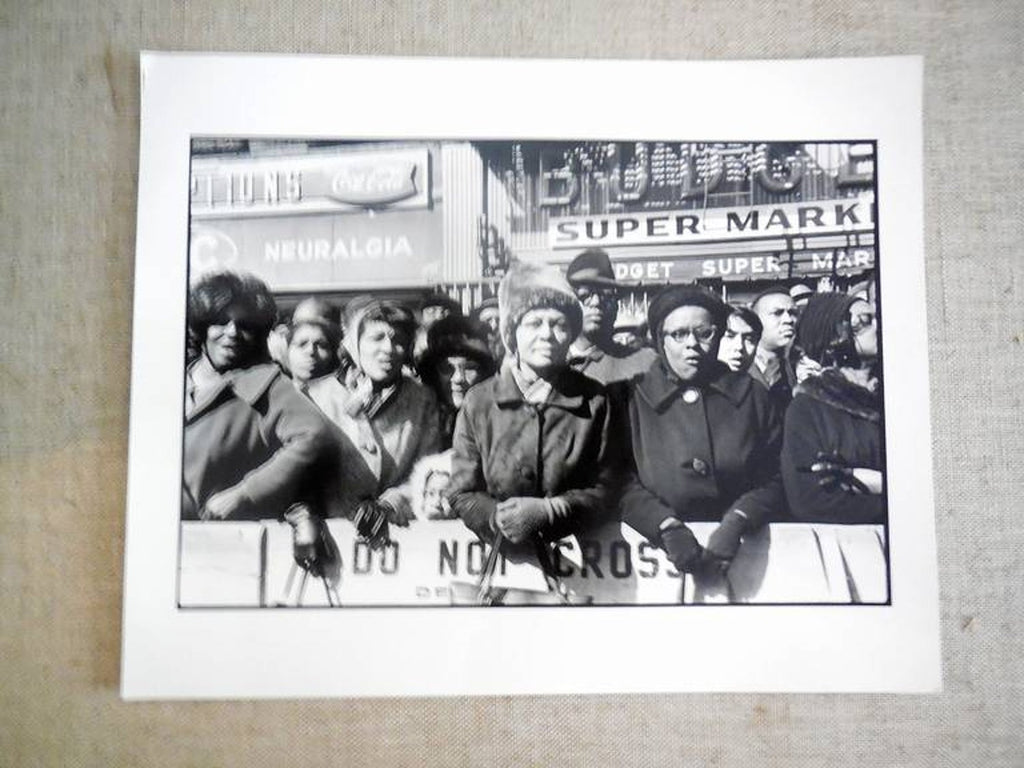 Vintage Print Silver Gelatin Signed Photograph Don King Boxing Promoter