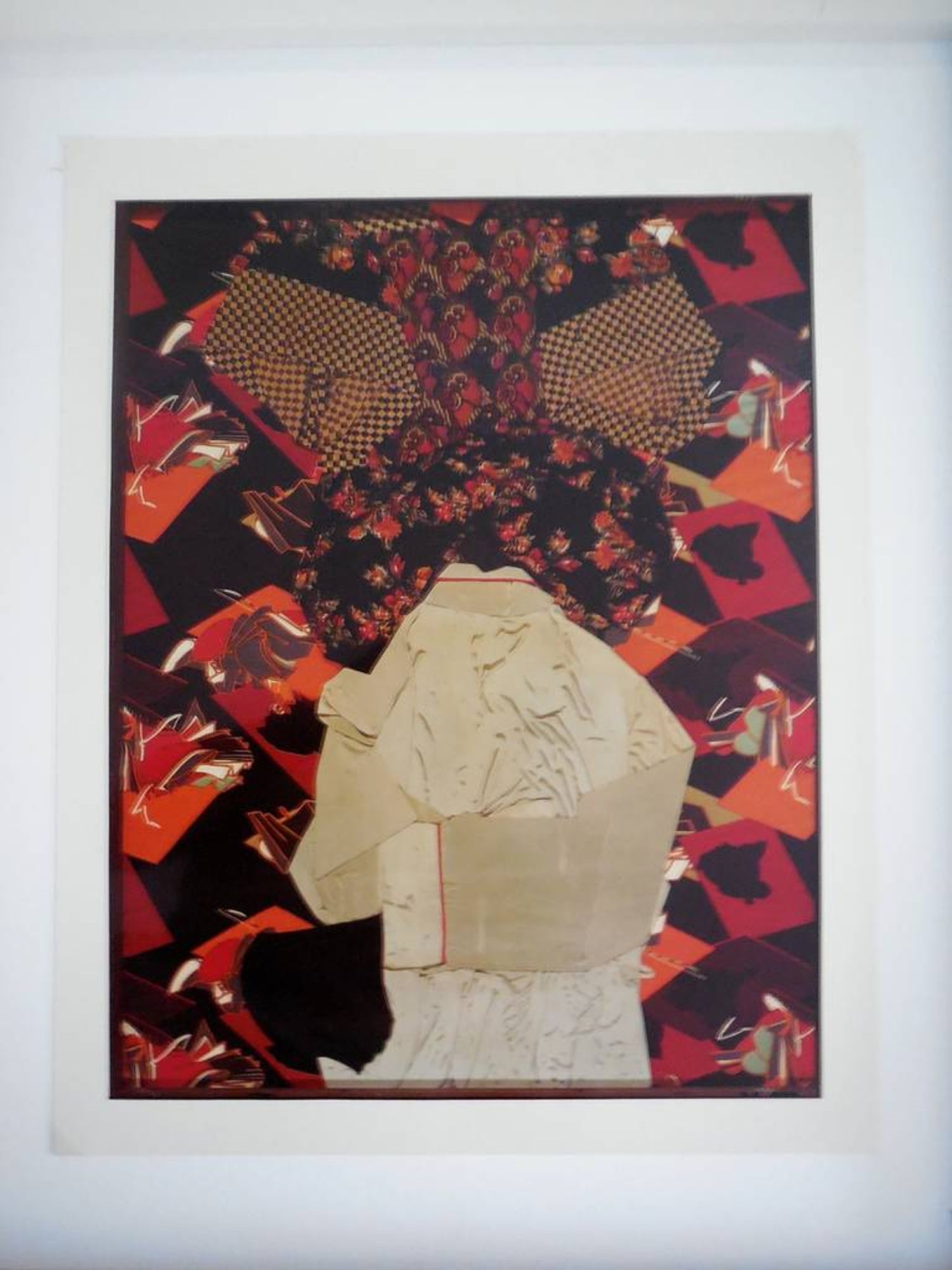 Large Cibachrome Color Photograph LA Woman Artist Dress, Feminist, Photo C Print