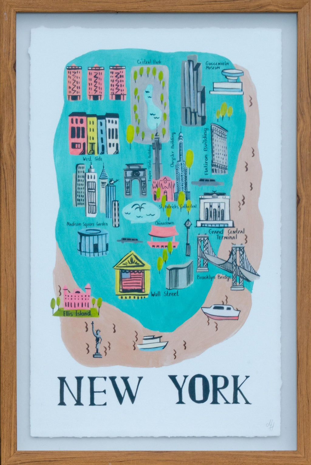Chris Ware New Yorker Cartoonist Limited Edition Thanksgiving Print NYC