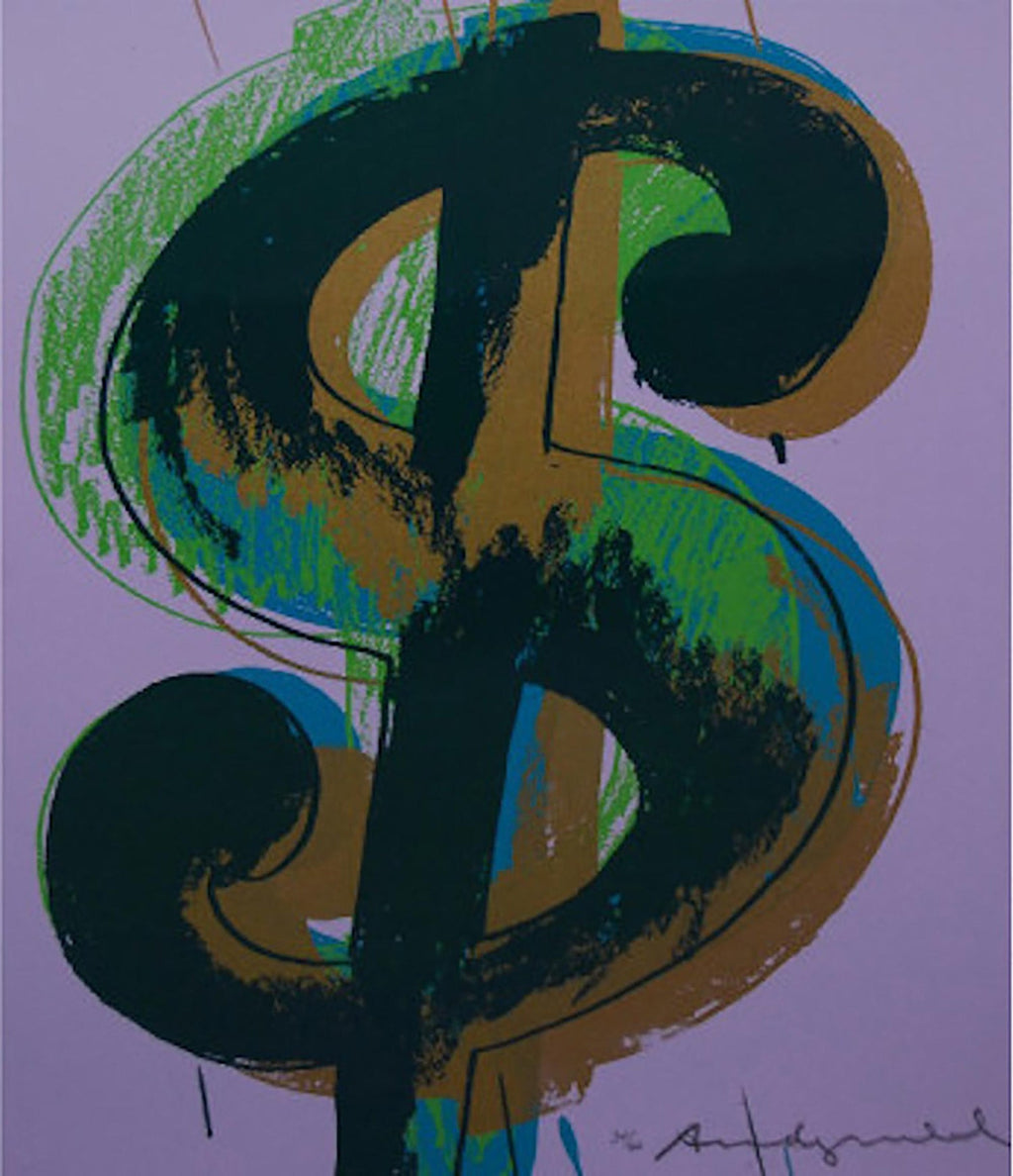 1960's Pop Art Silkscreen Print 108$ Bill Inflation Hand Signed and Numbered