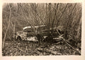 Vintage Silver Gelatin Old Car Wreck Photographer Nona Hatay