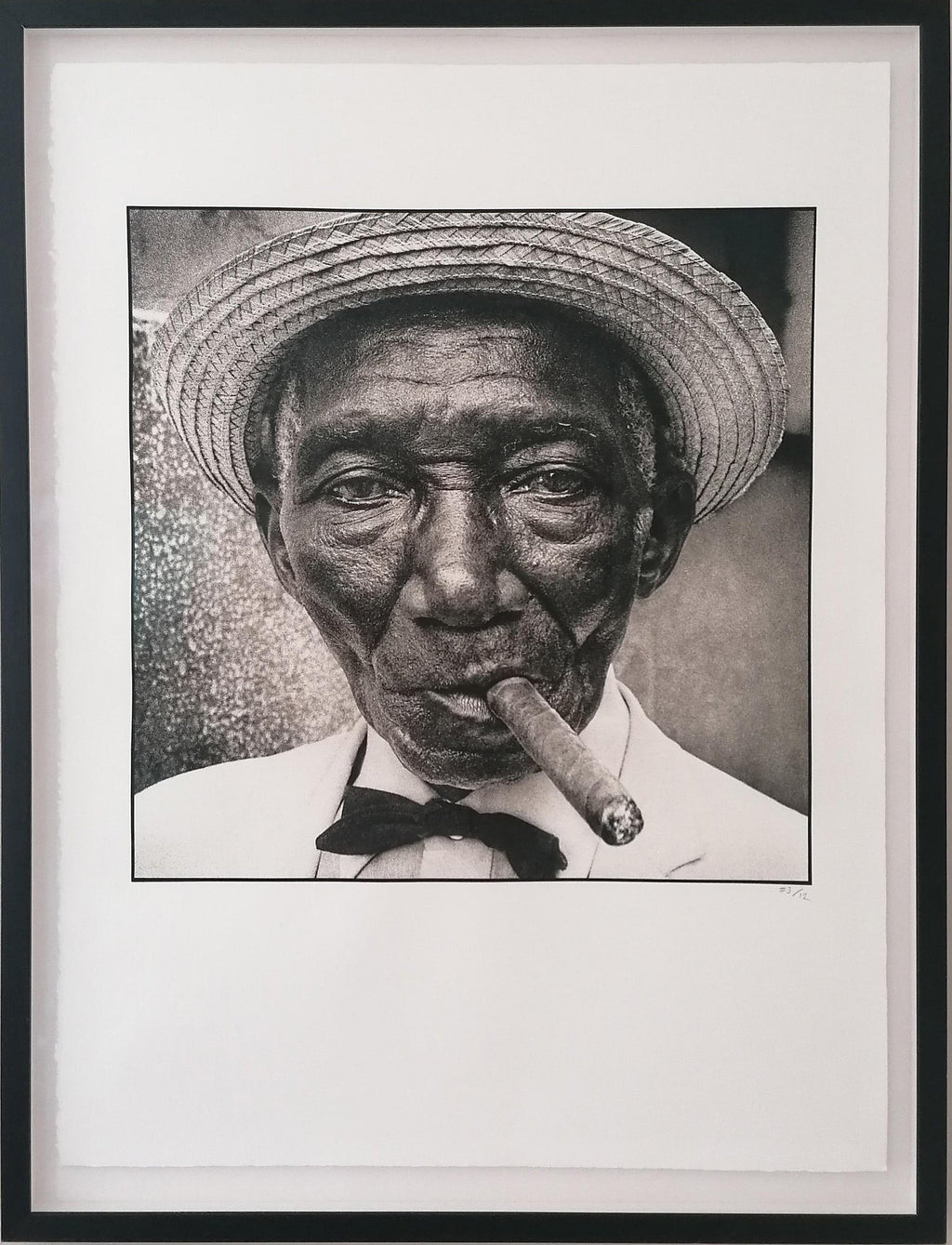 Vintage Print Silver Gelatin Signed Photograph Don King Boxing Promoter