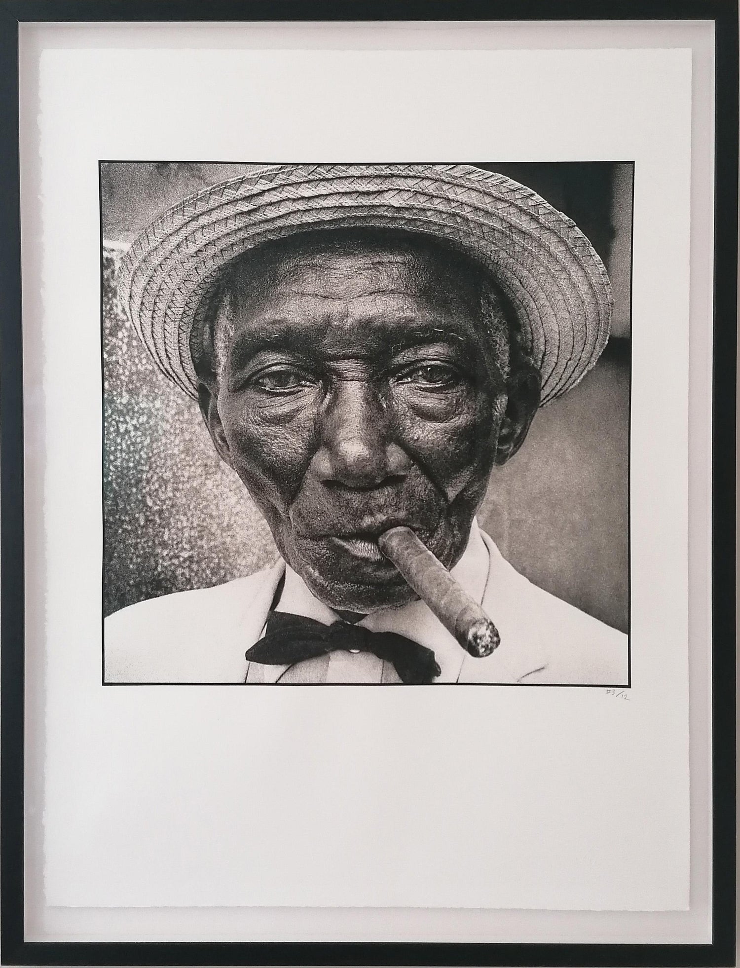 Vintage Print Silver Gelatin Signed Photograph Don King Boxing Promoter