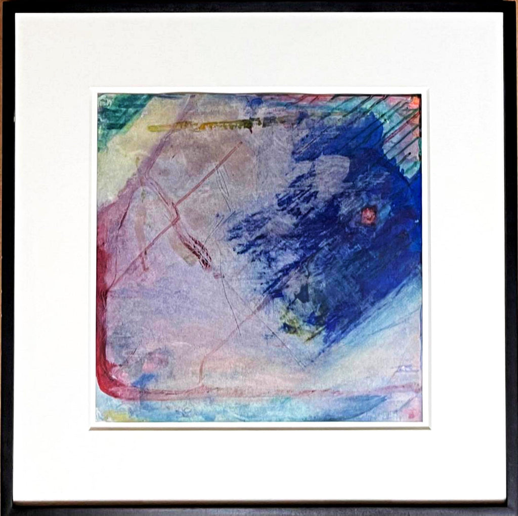 Abstract Acrylic Mix Media Painting Cheryl Warrick African American Woman Artist