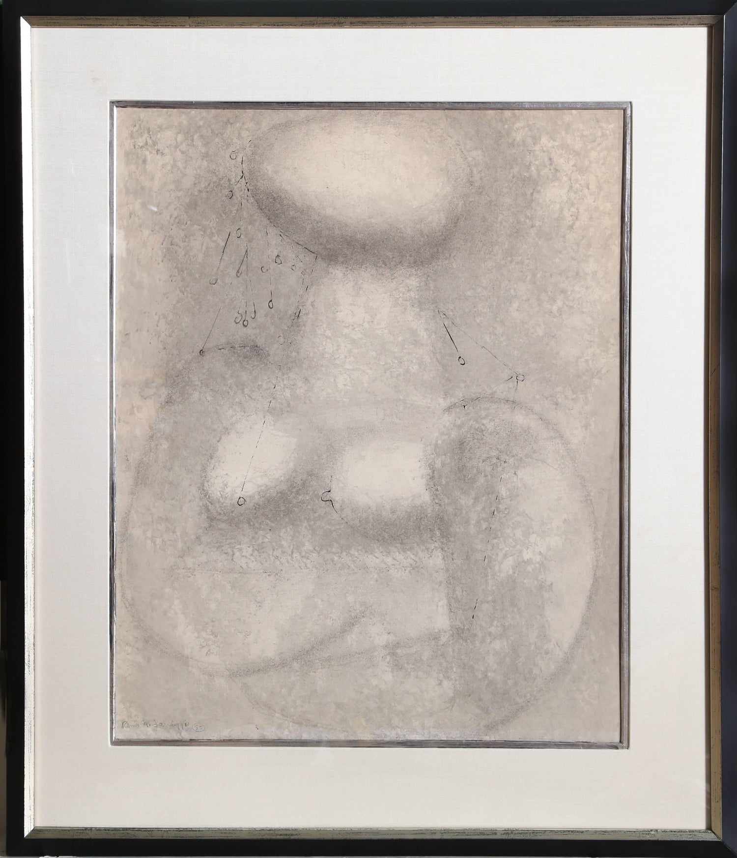 German Neo Expressionist Graphite Pencil Drawing Erwin Pfrang Nolan Gallery NYC