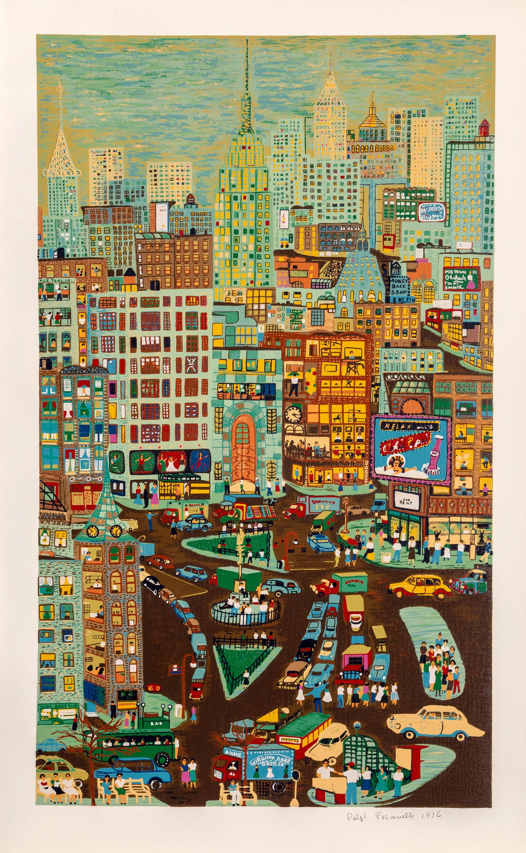 Chris Ware New Yorker Cartoonist Limited Edition Thanksgiving Print NYC