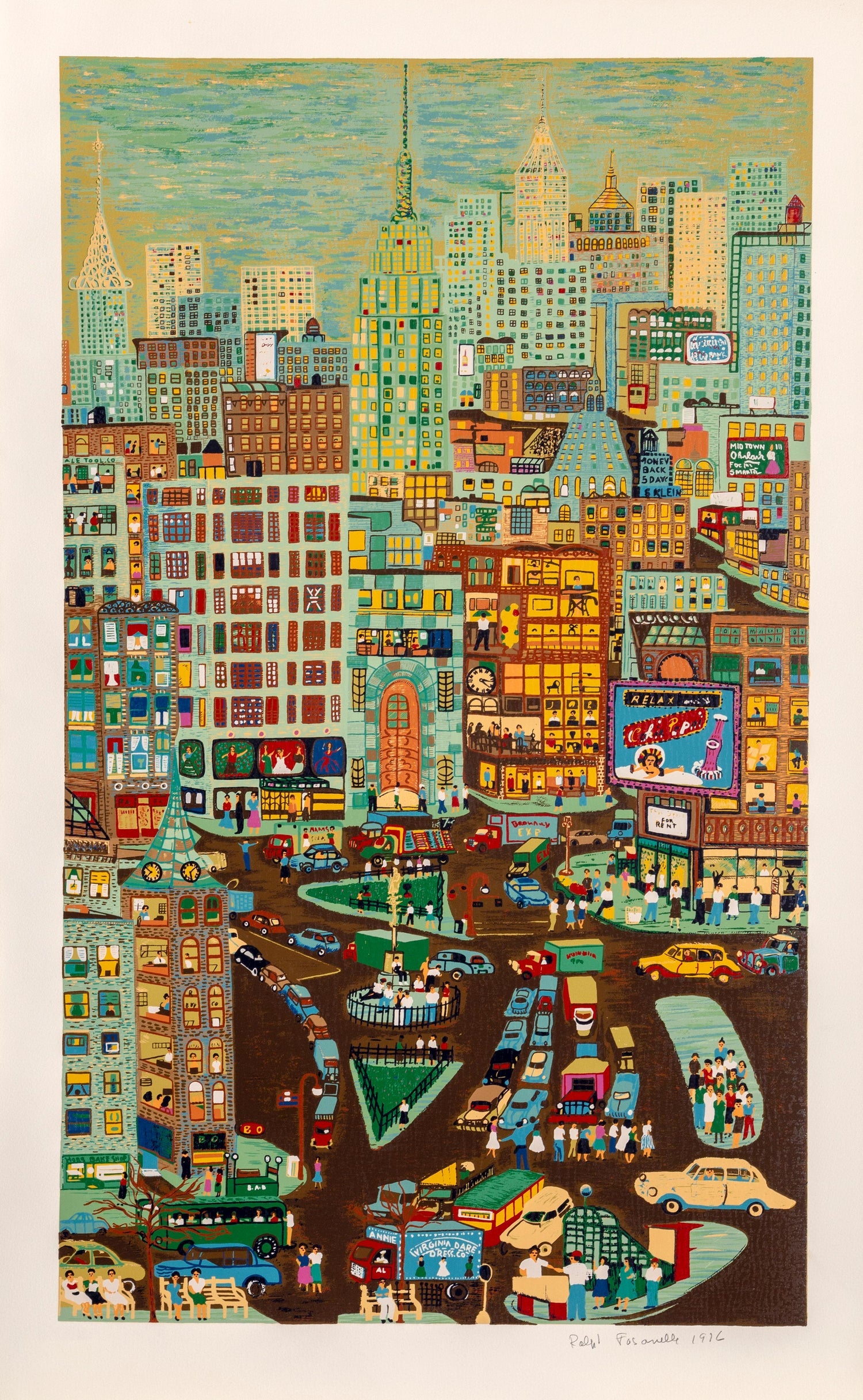 Chris Ware New Yorker Cartoonist Limited Edition Thanksgiving Print NYC