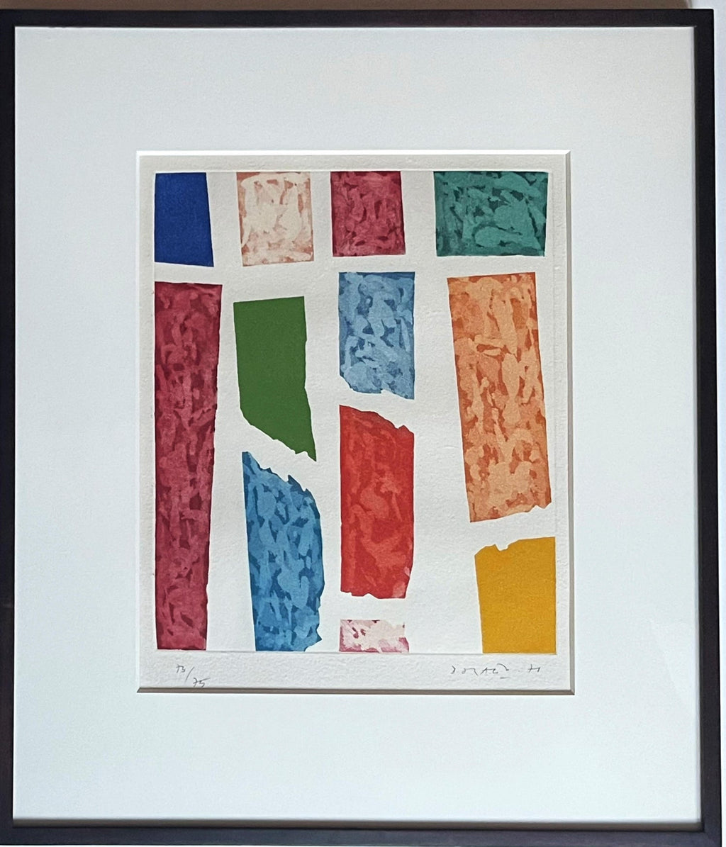 Architecture Kinetic New York Brooklyn Bridge Op Art Lithograph Pol Bury Ltd Ed
