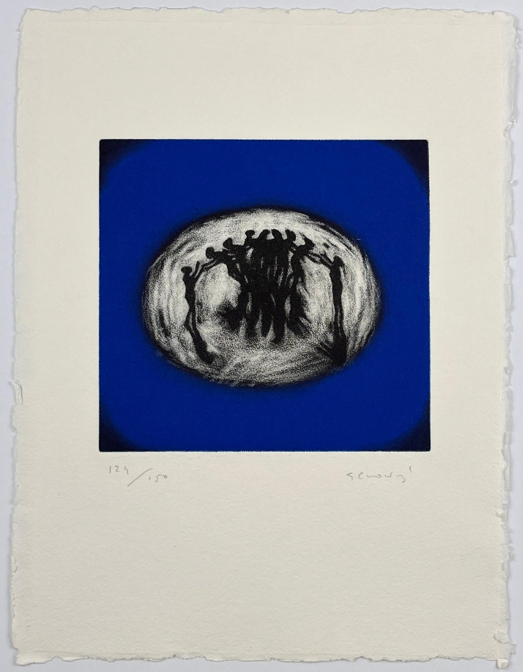 1970 Silencio, Direccion Unica, One Way Spanish Political Etching Pop Art Print