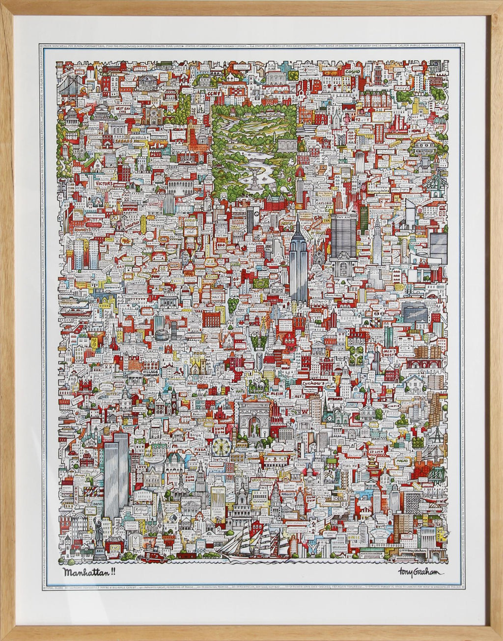 Chris Ware New Yorker Cartoonist Limited Edition Thanksgiving Print NYC