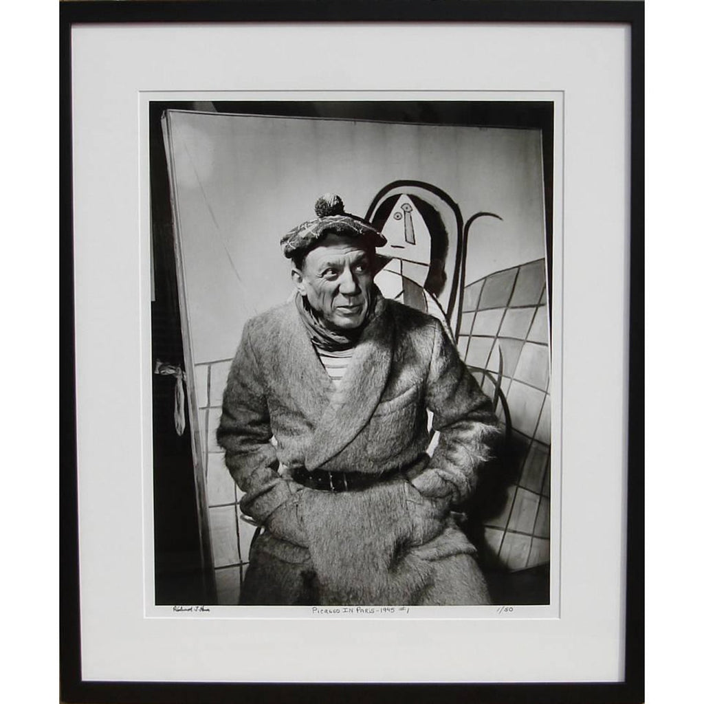 Silver Gelatin Photograph Hand Signed Photo Pablo Picasso Profile Lucien Clergue