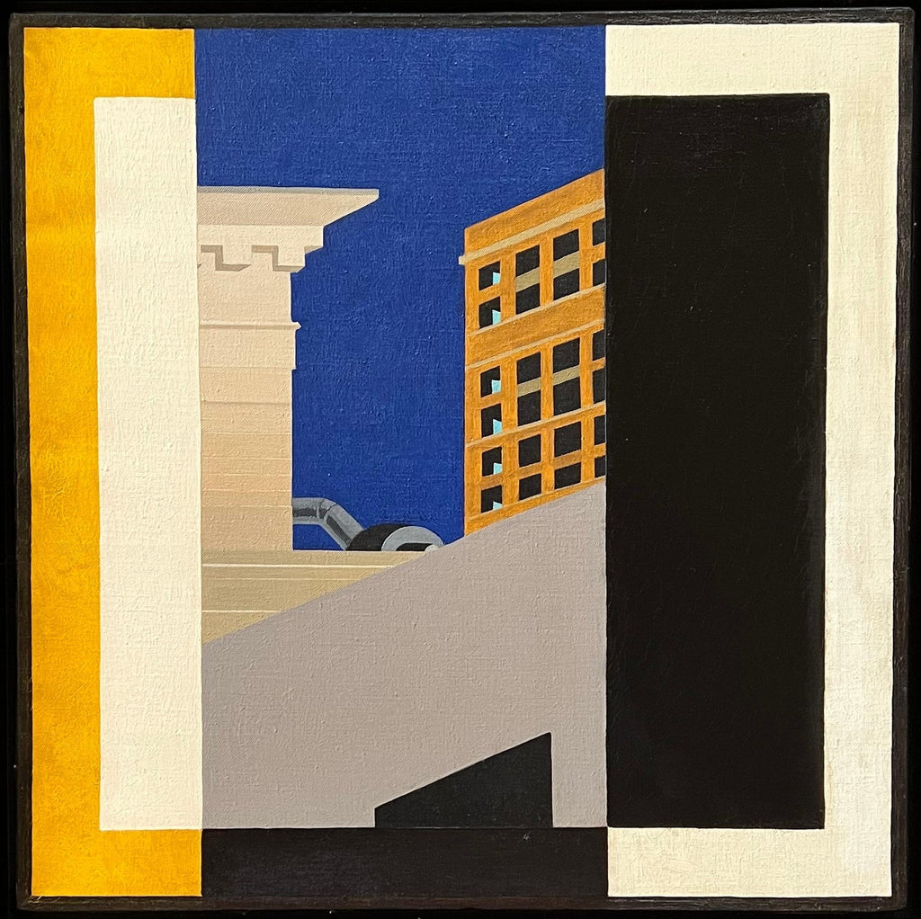 Cascade, Large Scale Modernist Oil Painting