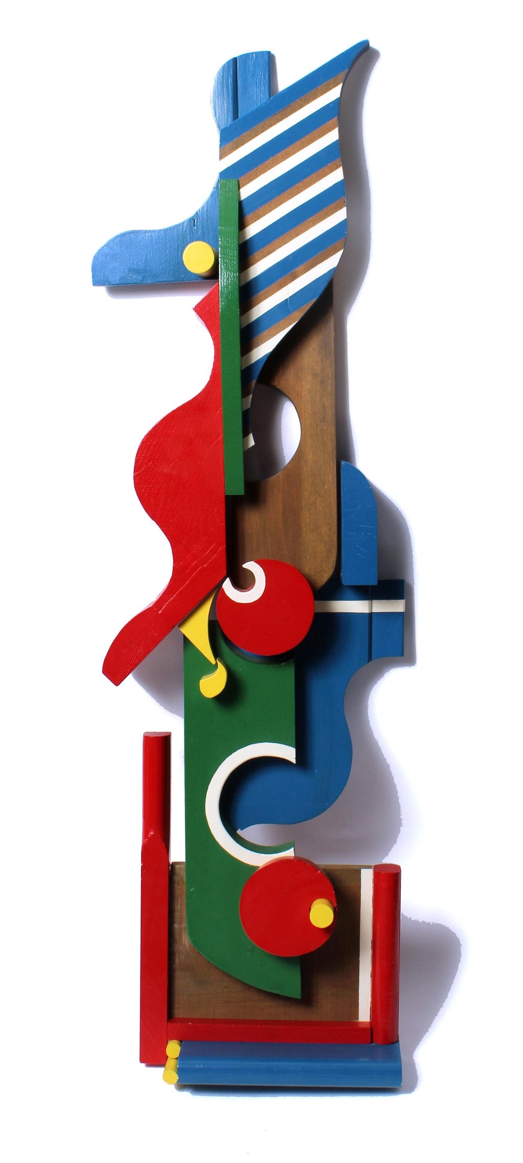 Post Modernist Color Pop Art Sculpture Memphis Milano Peter Shire LA Metal Art