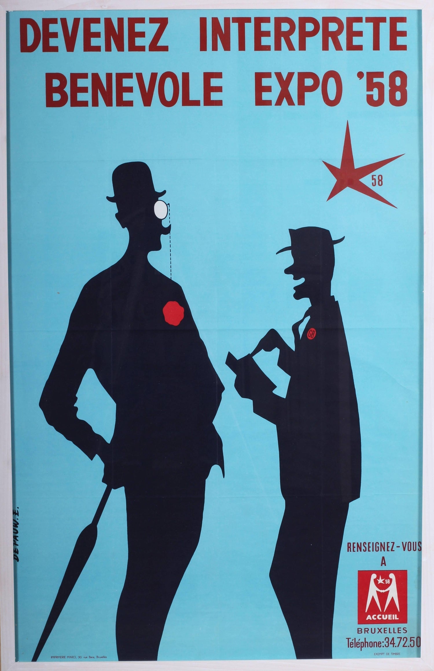 Vintage Poster Bold Paris Berlin 1900-1930 Pompidou Center Polish Graphic Artist
