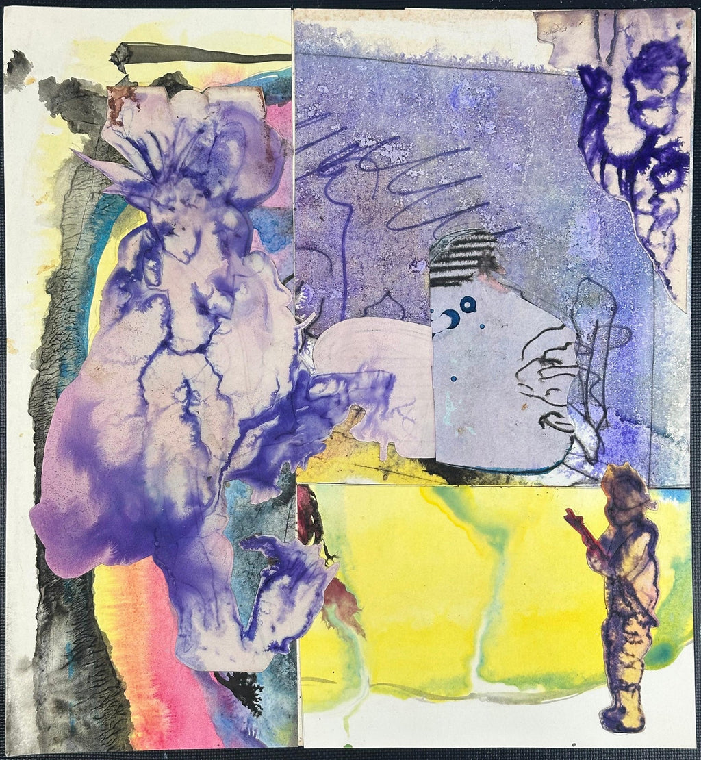 Matthias Alfen German Sculptor Modern Expressionist Painting Psychogram