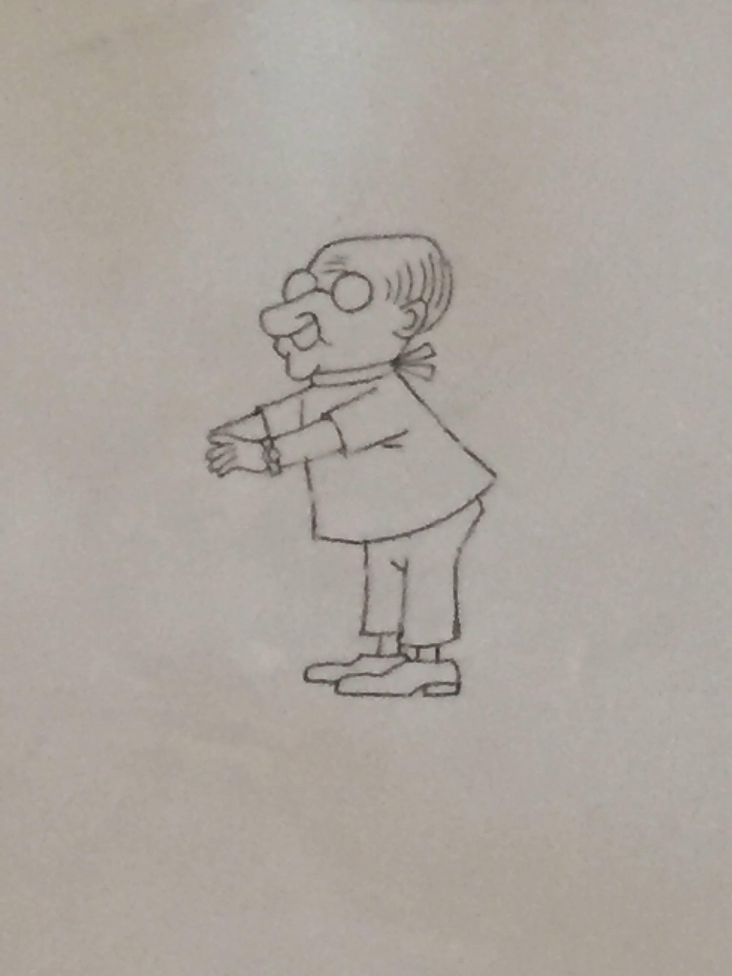 Still Life with Vera as Raphael Original Drawing