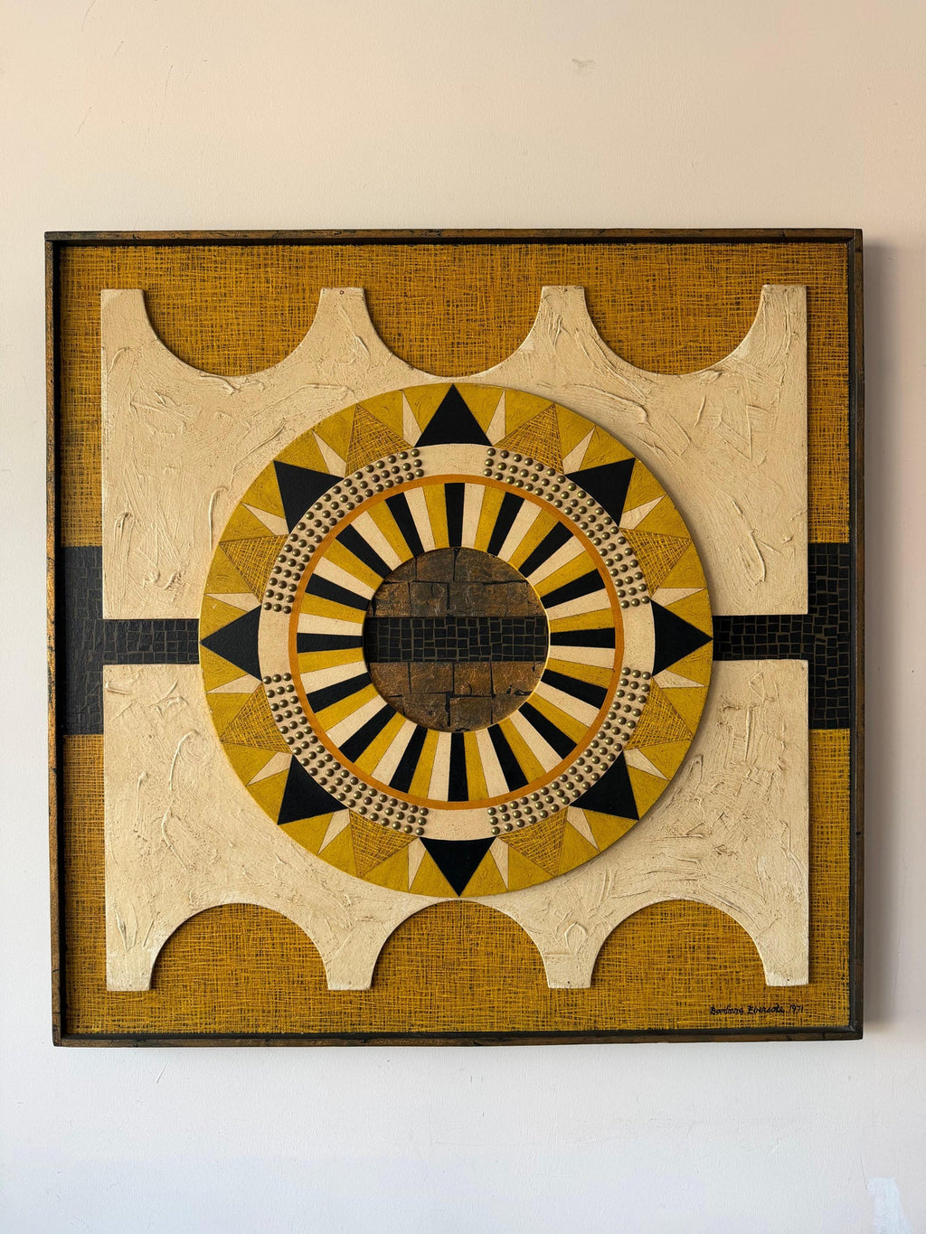 Mixed Media Painting Sculpture Construction 1980s Brazilian Political Art