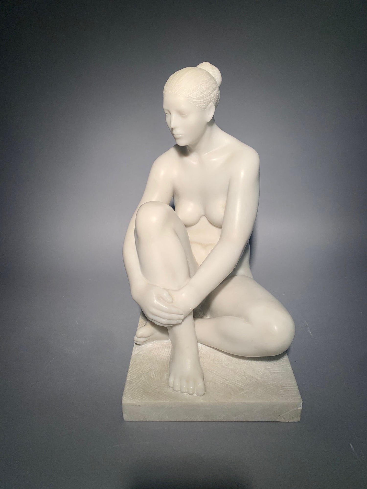 Latin American Master Abigail Varela Sculpture Relief Plaque Woman with Heart