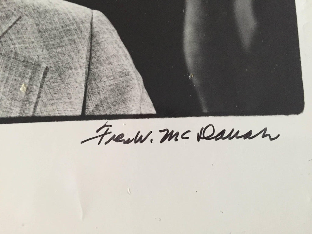 Vintage Photo SIlver Gelatin Photograph President Jimmy Carter by Fred Mcdarrah