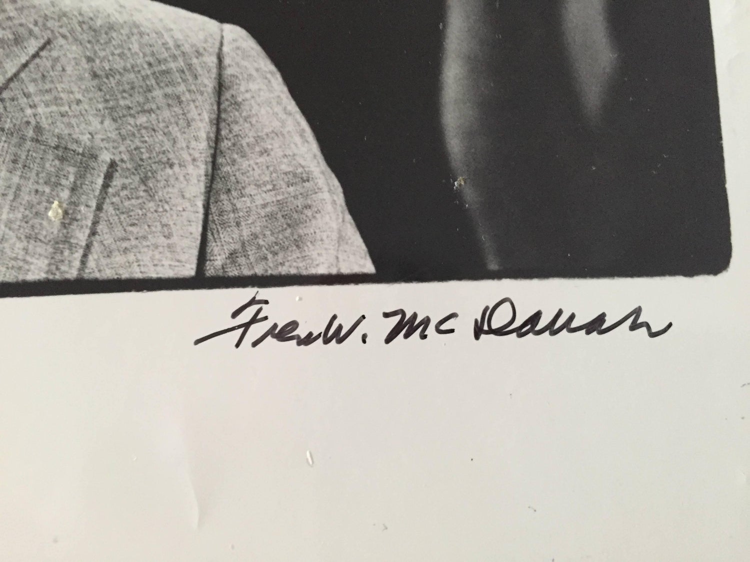 Vintage Photo SIlver Gelatin Photograph President Jimmy Carter by Fred Mcdarrah
