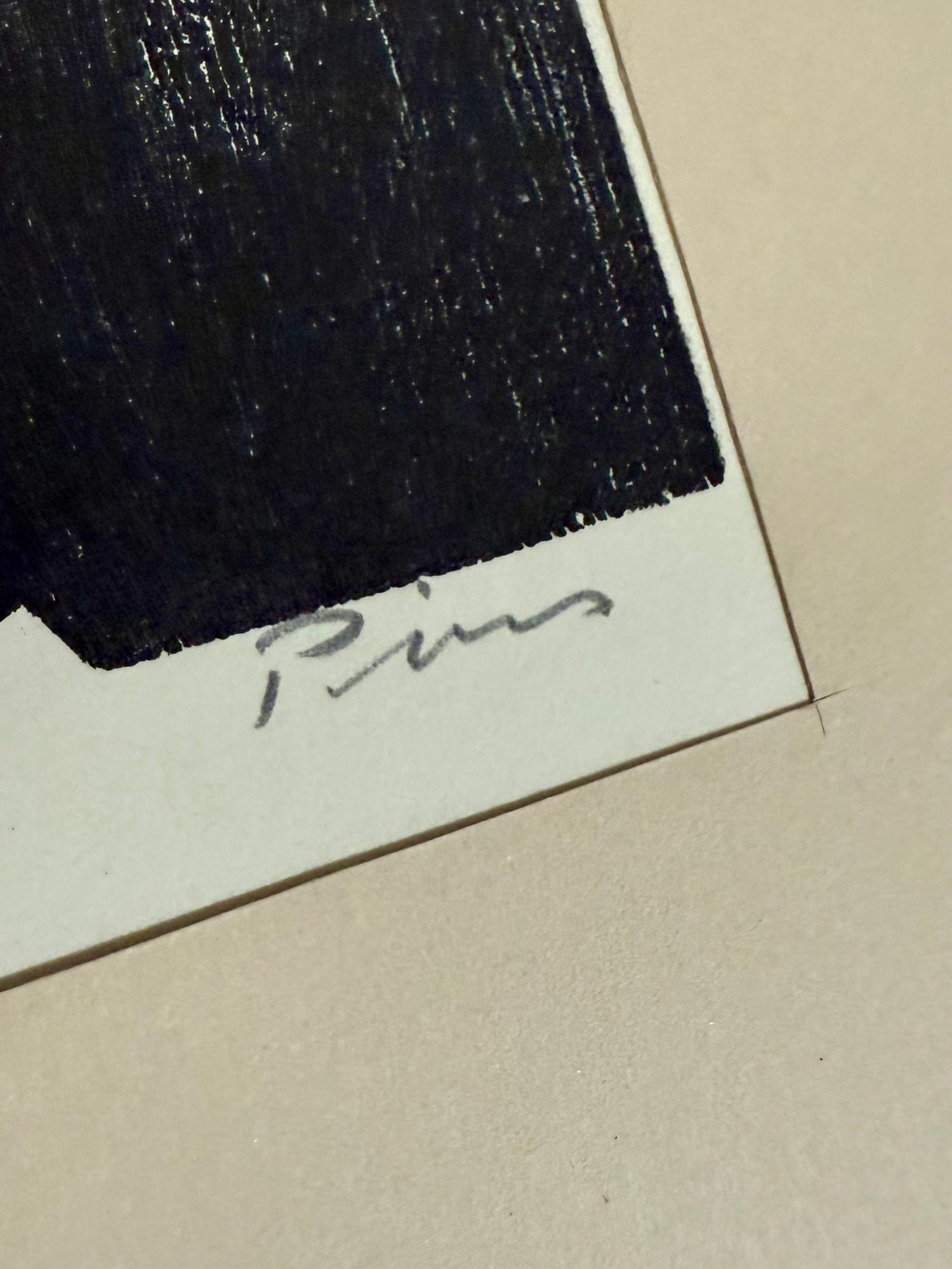German Expressionist Woodcut Print Pencil Signed israeli Jerusalem Jacob Pins