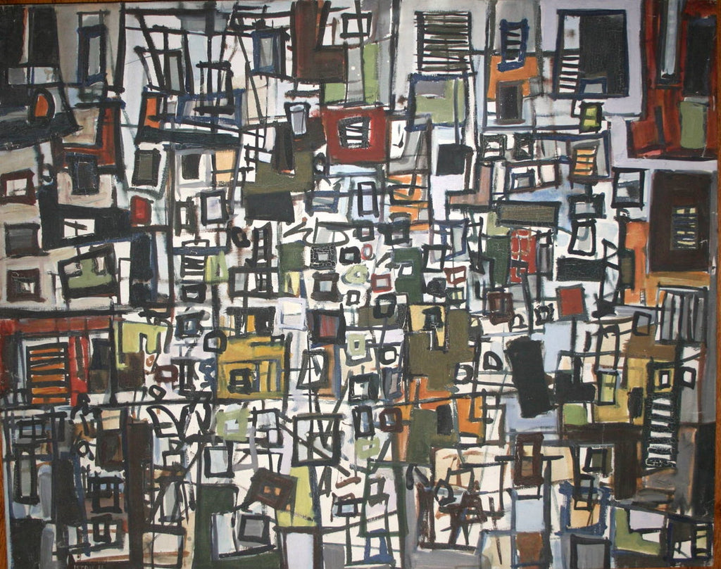 Jerusalem, Mixed Media Abstract