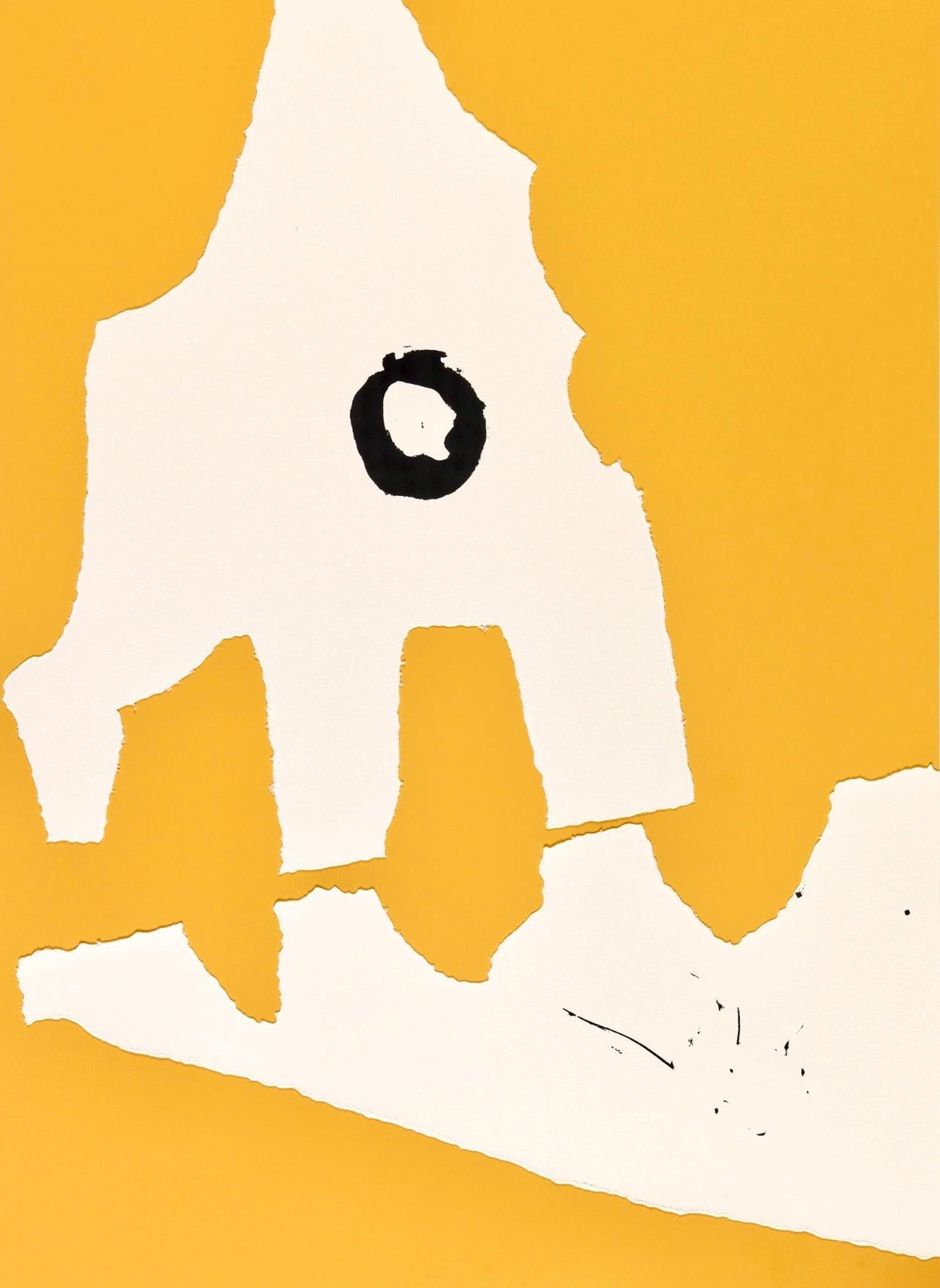 Large Robert Motherwell Lithograph Abstract Expressionist Lament for Lorca 1982
