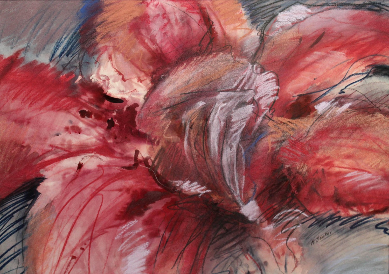 Eco Feminist Mixed Media Botanic Painting Mira Lehr Miami Abstract Expressionist