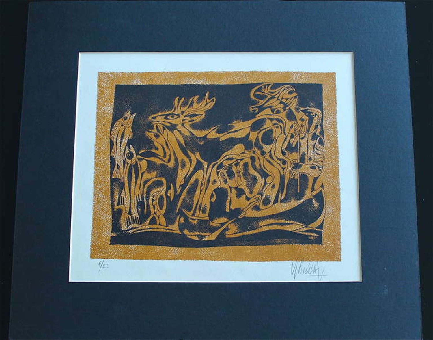 Canada Suite Signed Serigraph Yargo de Lucca Native Canadian Inspired Art Print