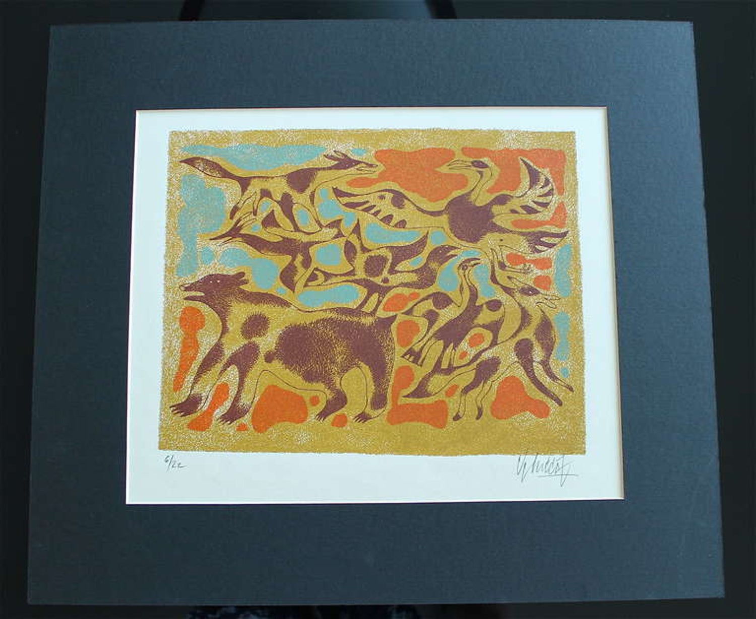 Canada Suite Signed Serigraph Yargo de Lucca Native Canadian Inspired Art Print