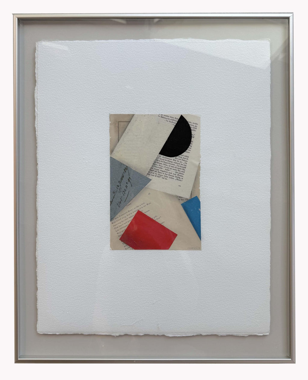 Dessin (Star) Mixed media Collage with Painting James Brown Galerie Bernd Kluser