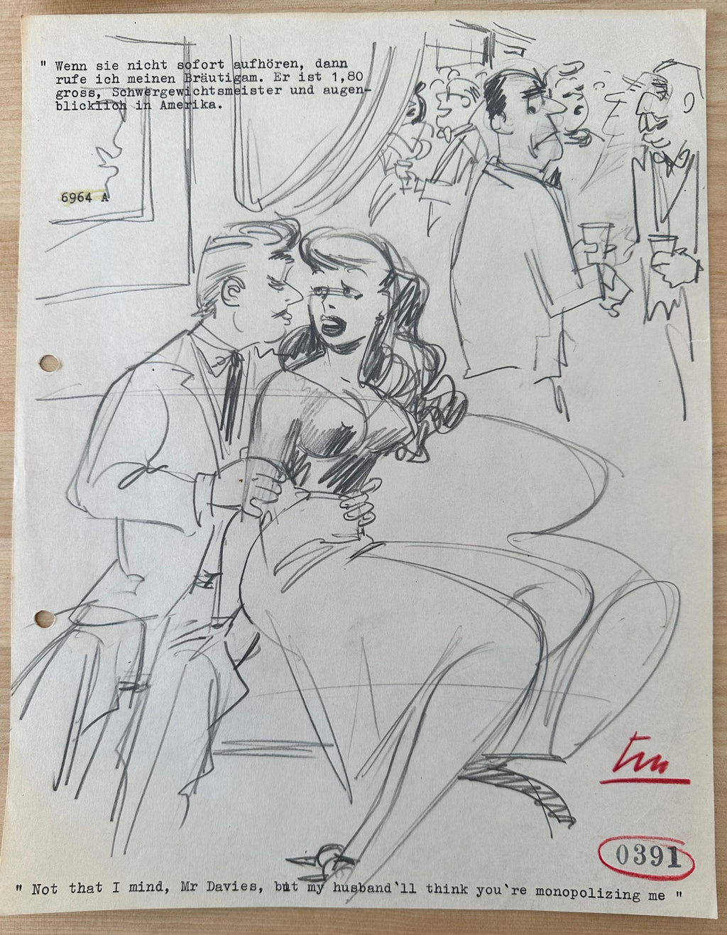Vintage Golden Age Syndicated Ink Drawing Cartoon Strip Susie Q Smith Comic Art