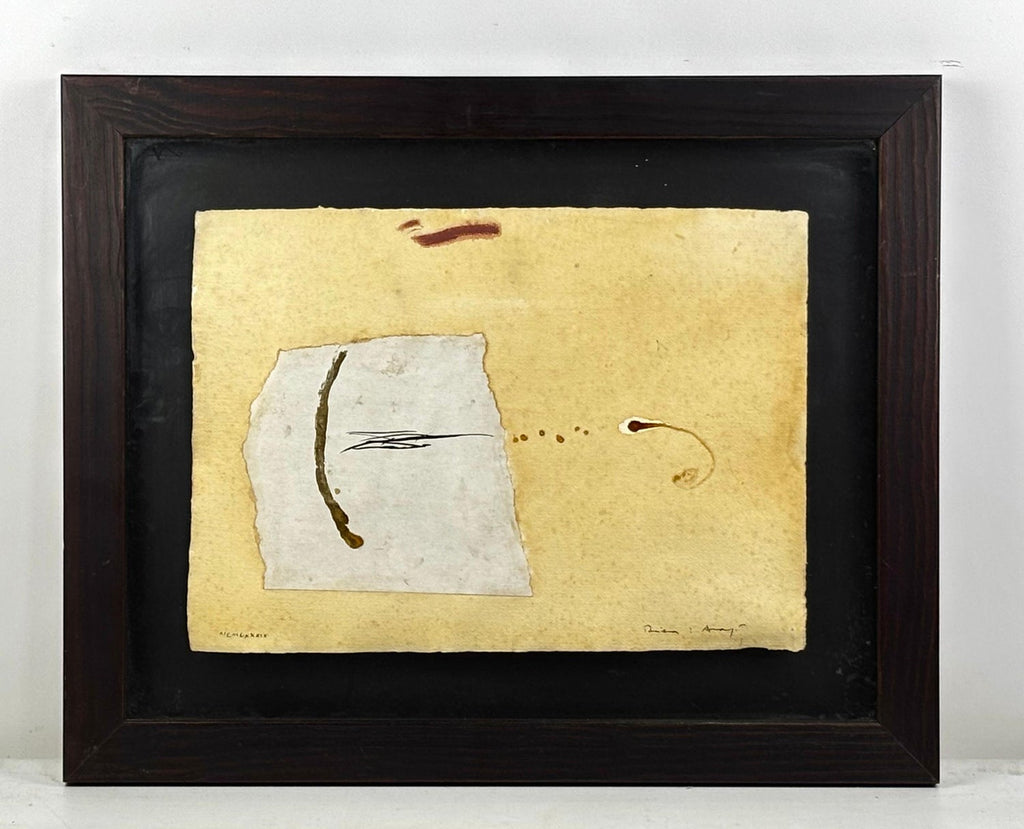 Dessin (Star) Mixed media Collage with Painting James Brown Galerie Bernd Kluser