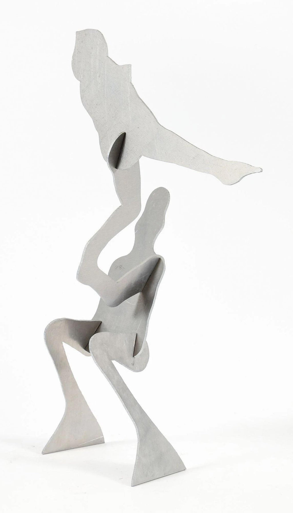 1970s Steel Modernist Abstract Kinetic Puzzle Sculpture "The Test" William King