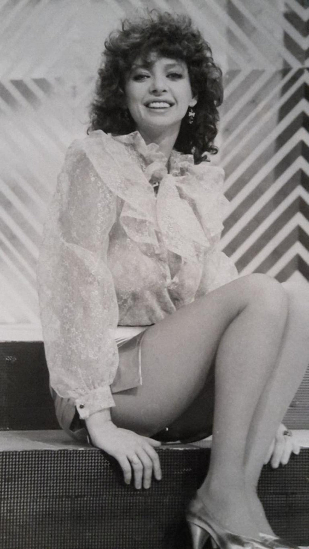 Vintage Print Silver Gelatin Signed Photograph Brazilian Actress Sonia Braga